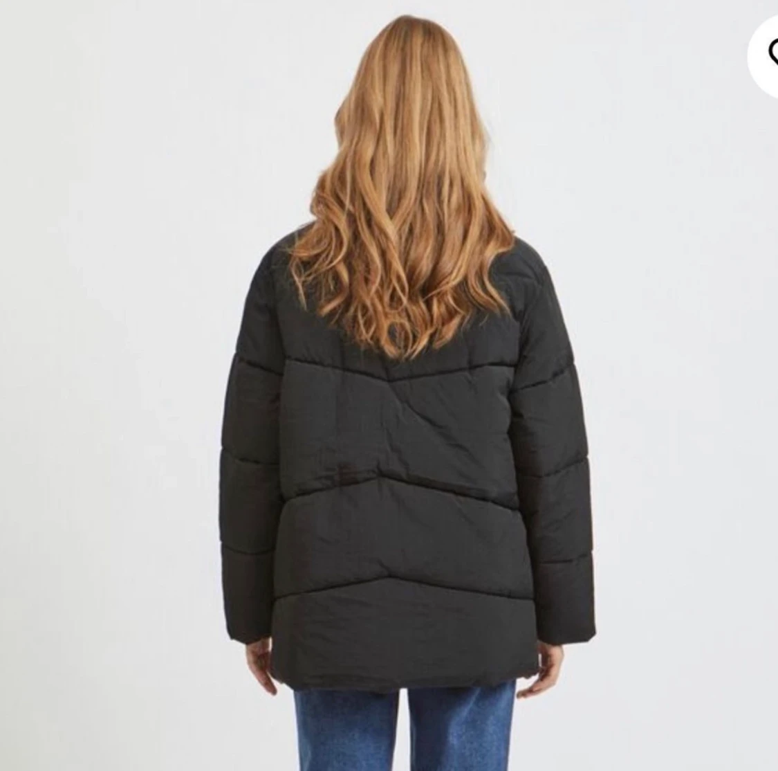 Svart dunjacka  - 90