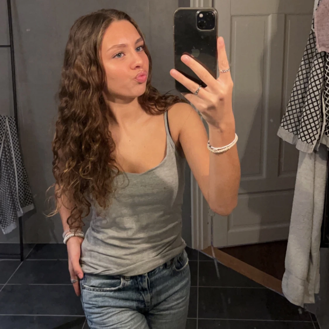 Lågmidjade jeans  - 90