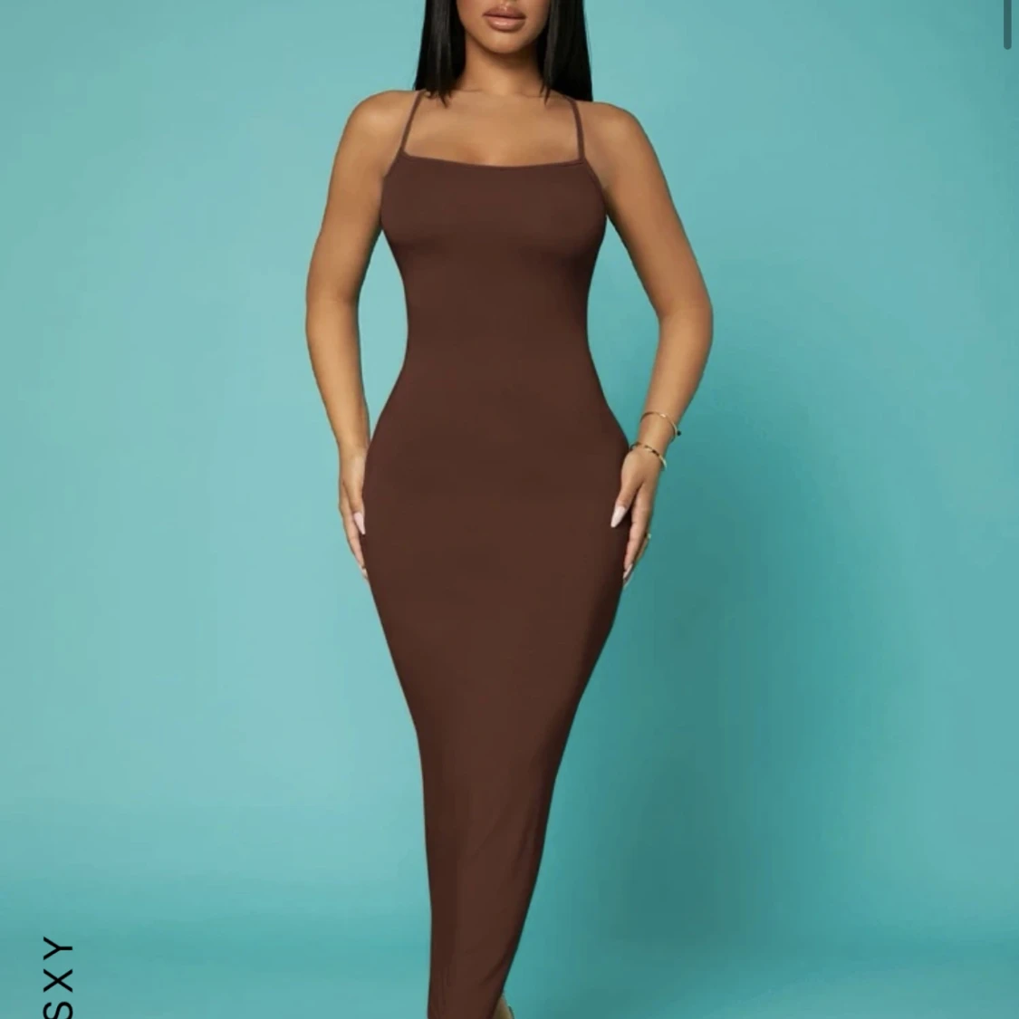 Criss Cross rygglös klänning