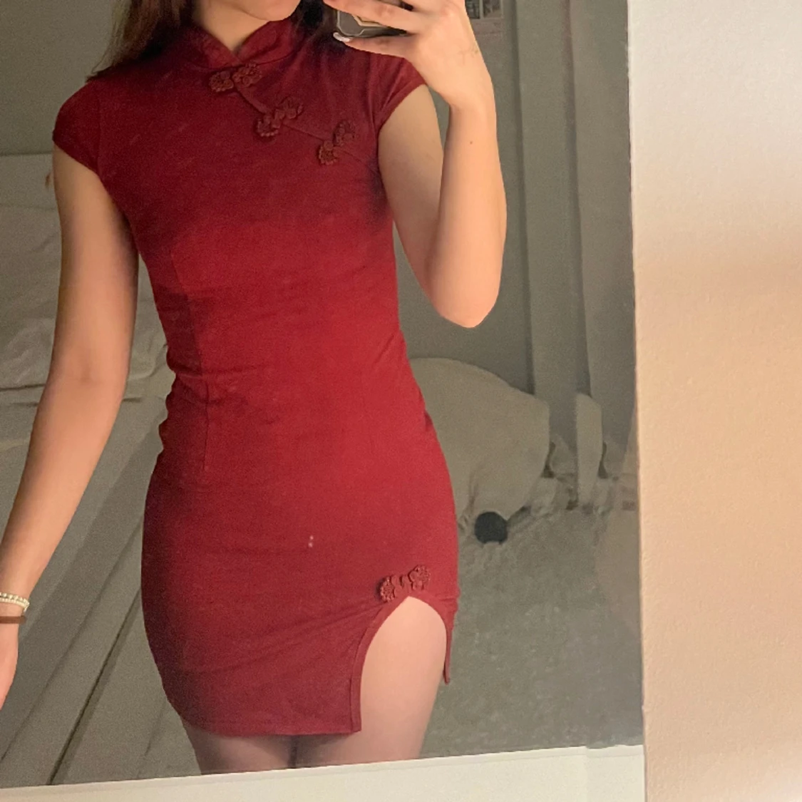 klänning i kinesisk stil