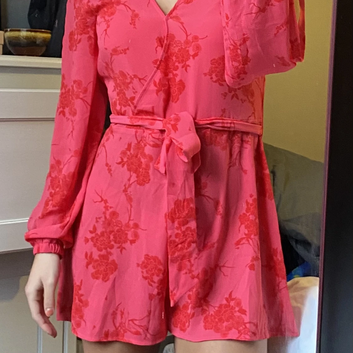 Blommig playsuit - 90