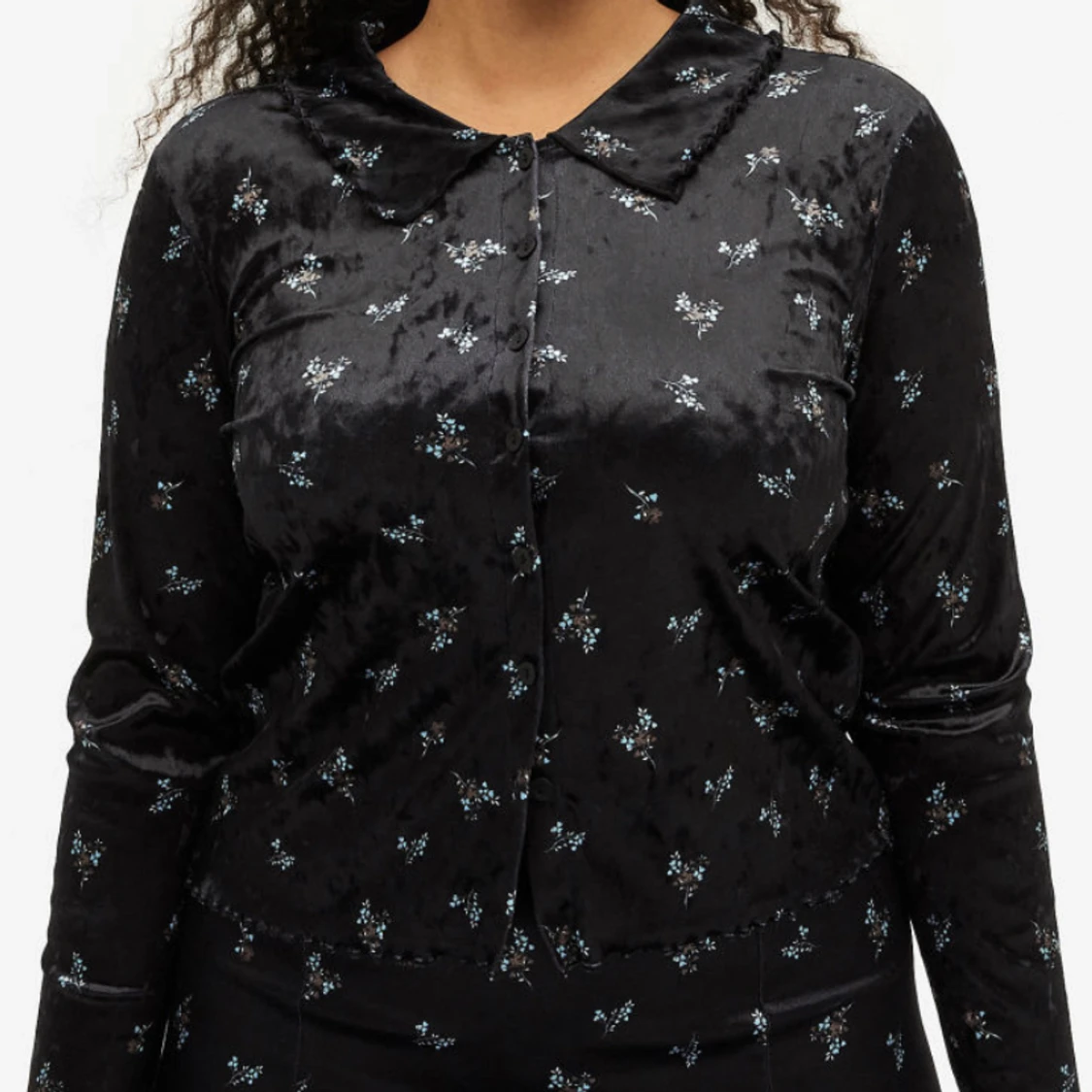 MONKI sammetsskjorta - 91