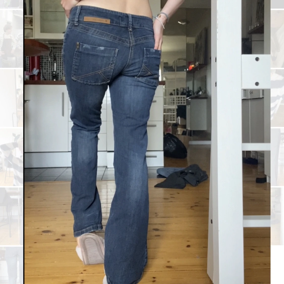 Lågmidjade jeans - 90