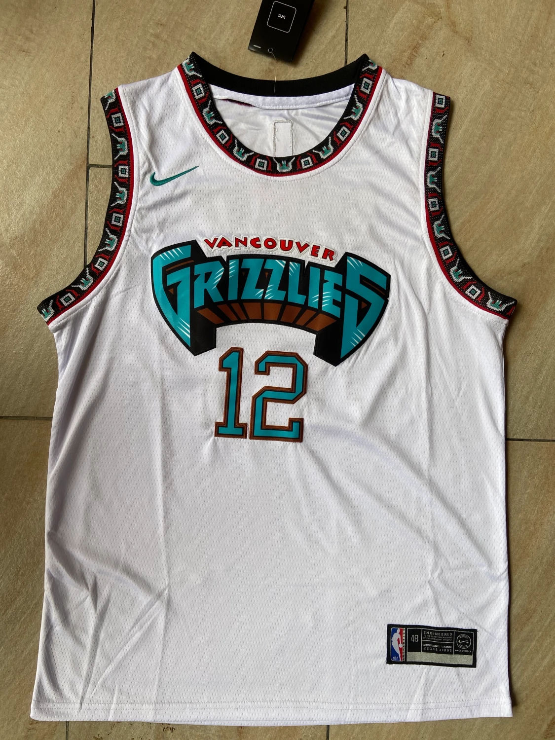 Grizzlies Morant #12 jersey