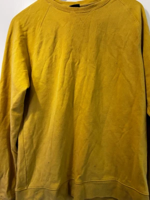 Gul sweatshirt  - En gul sweatshirt i storlek L, använd få tal gånger, kan skickas med frakt, Swish betalning.