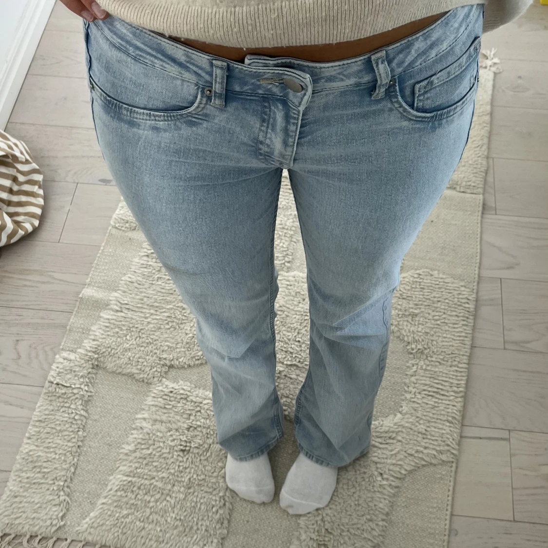 Lågmidjade jeans