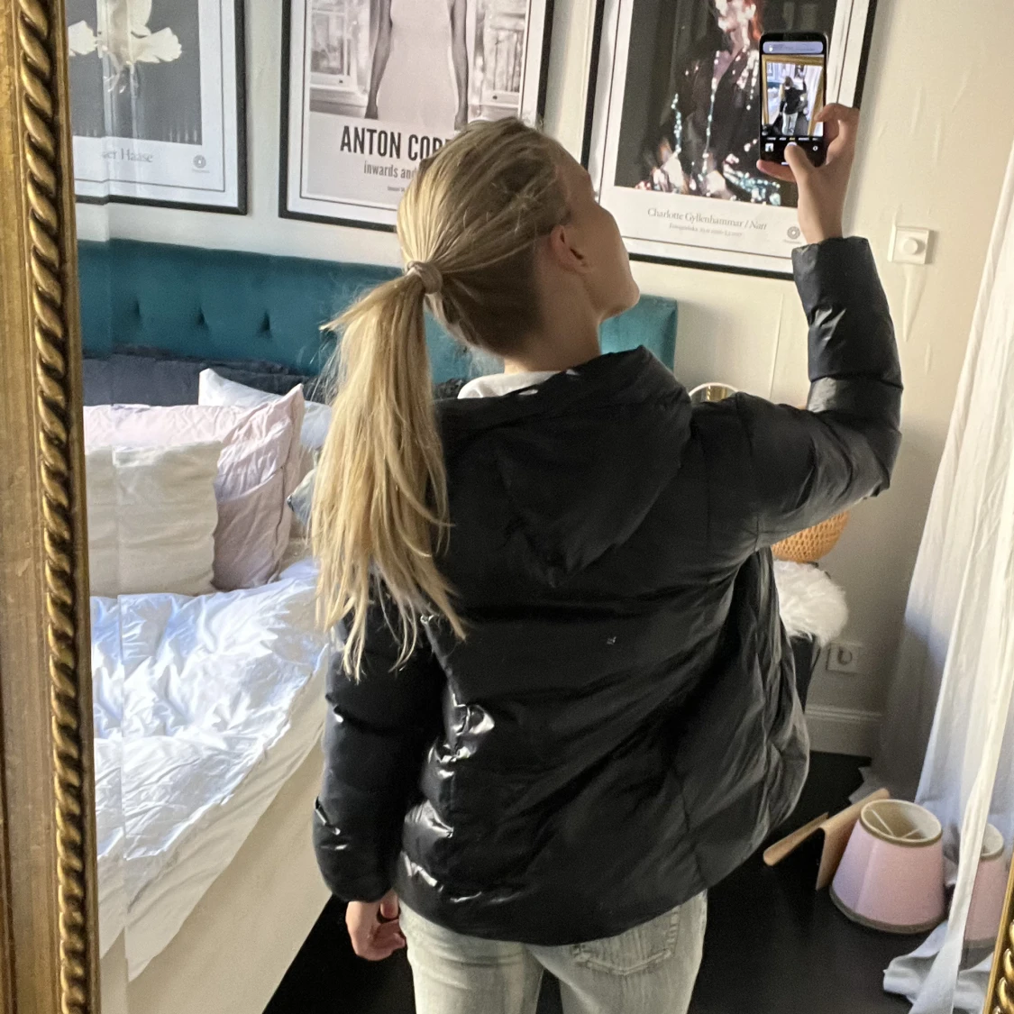 Svart vinterjacka - 91