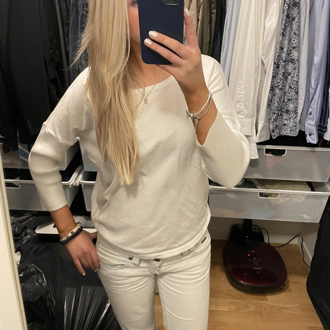 Stickad tshirt  - 90