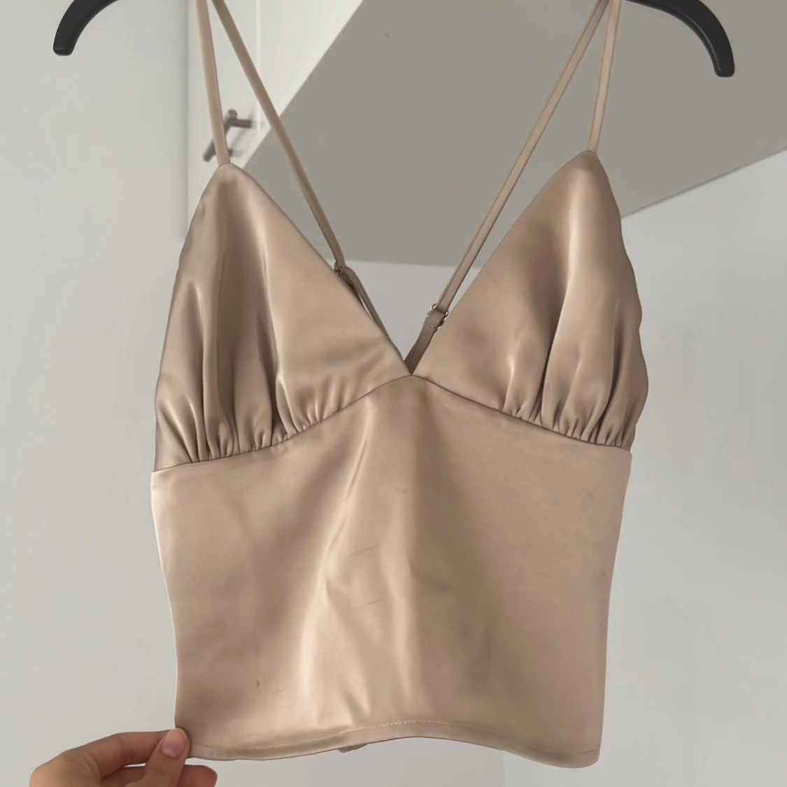 Champagnefärgad Topp NAKD