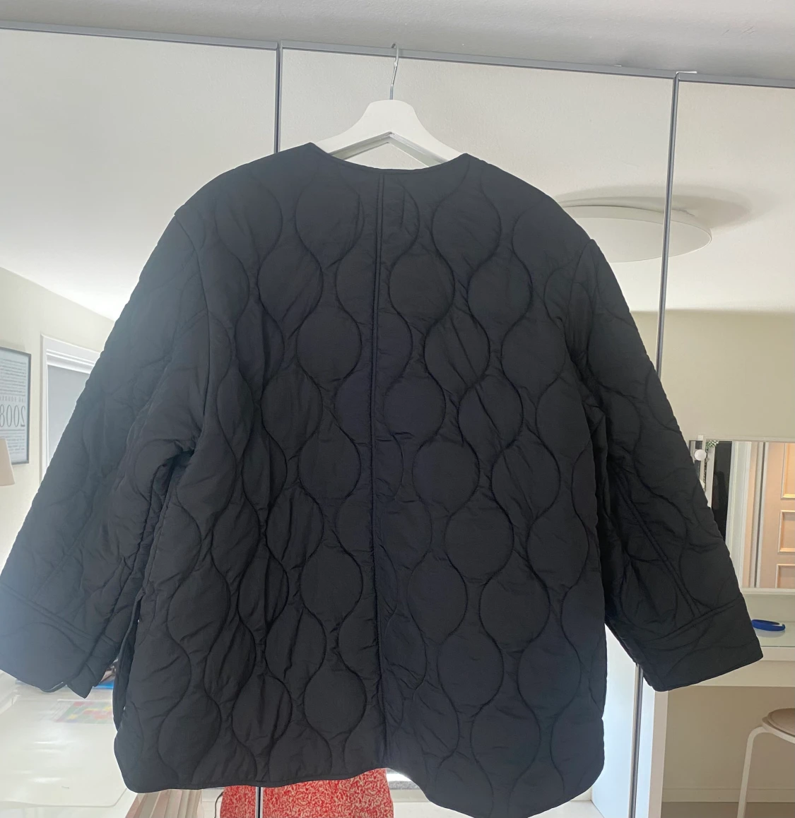 Svart Quiltad Jacka - 90