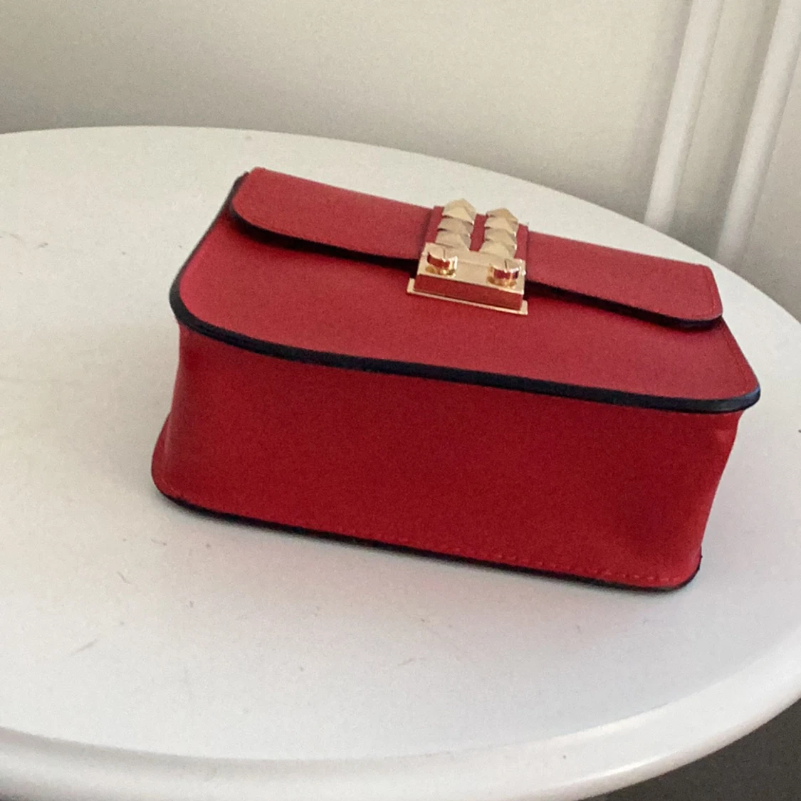 Lydc London made in italy röd väska  - 91