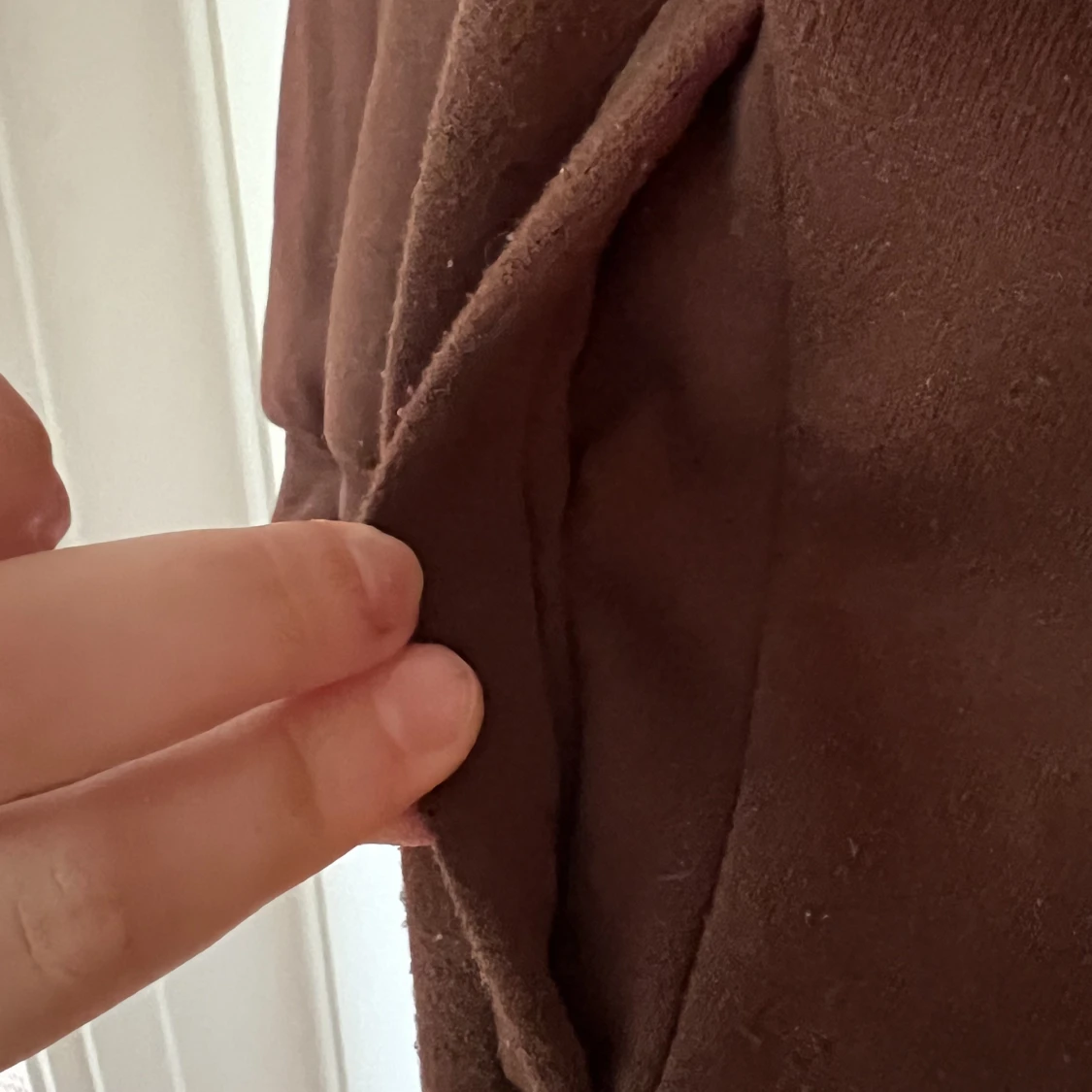 brun fleecetröja  - 91