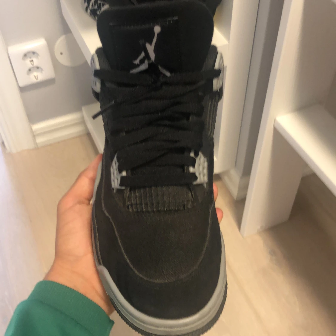 Jordan 4 black canvas  - 90