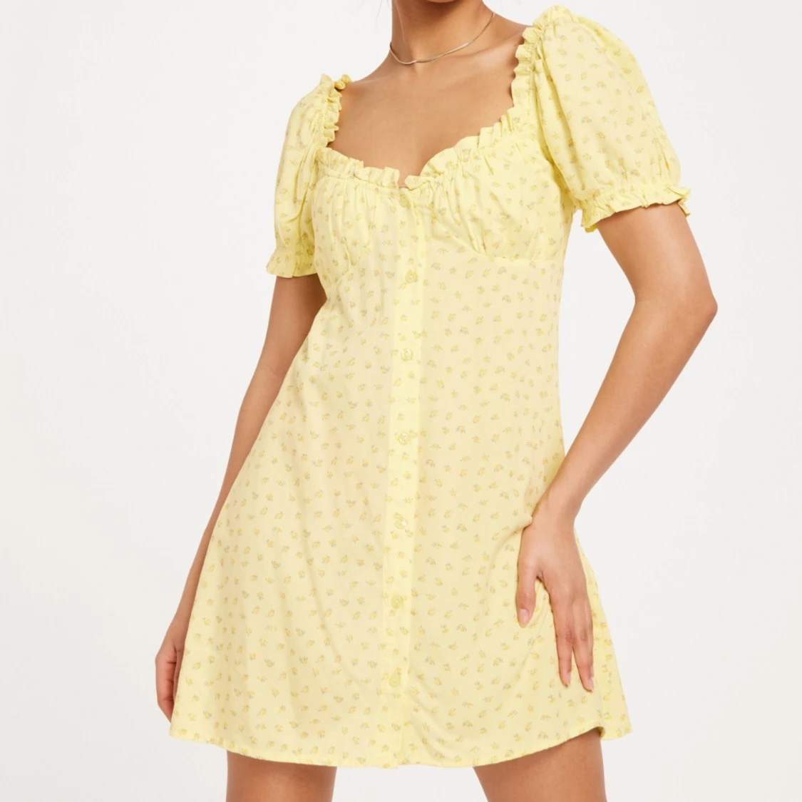 Helt ny gul klänning