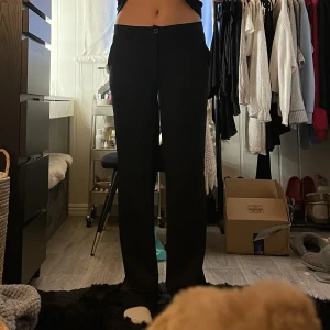 Kostym byxor - Säljer mina jätte fina kostymbyxor från lager 157. Dem är i storlek S och typ lågmidjade. Nästan inte använda och i helt ny skick. Pris kan diskuteras