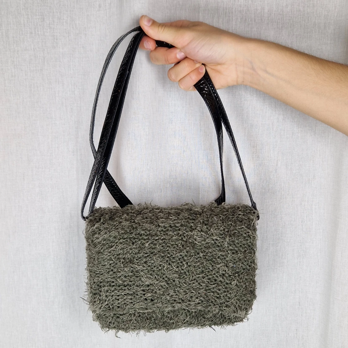 Mossgrön väska - 90