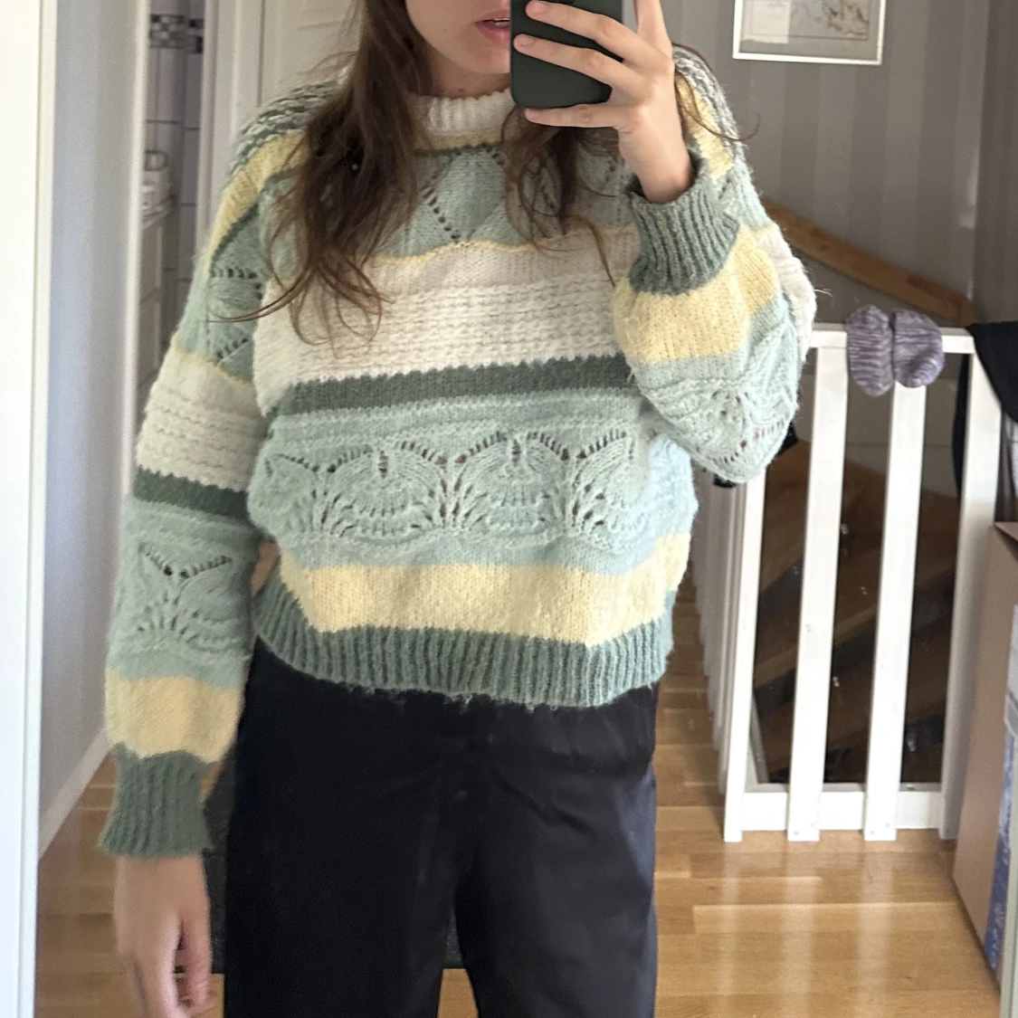 Stickad tröja 