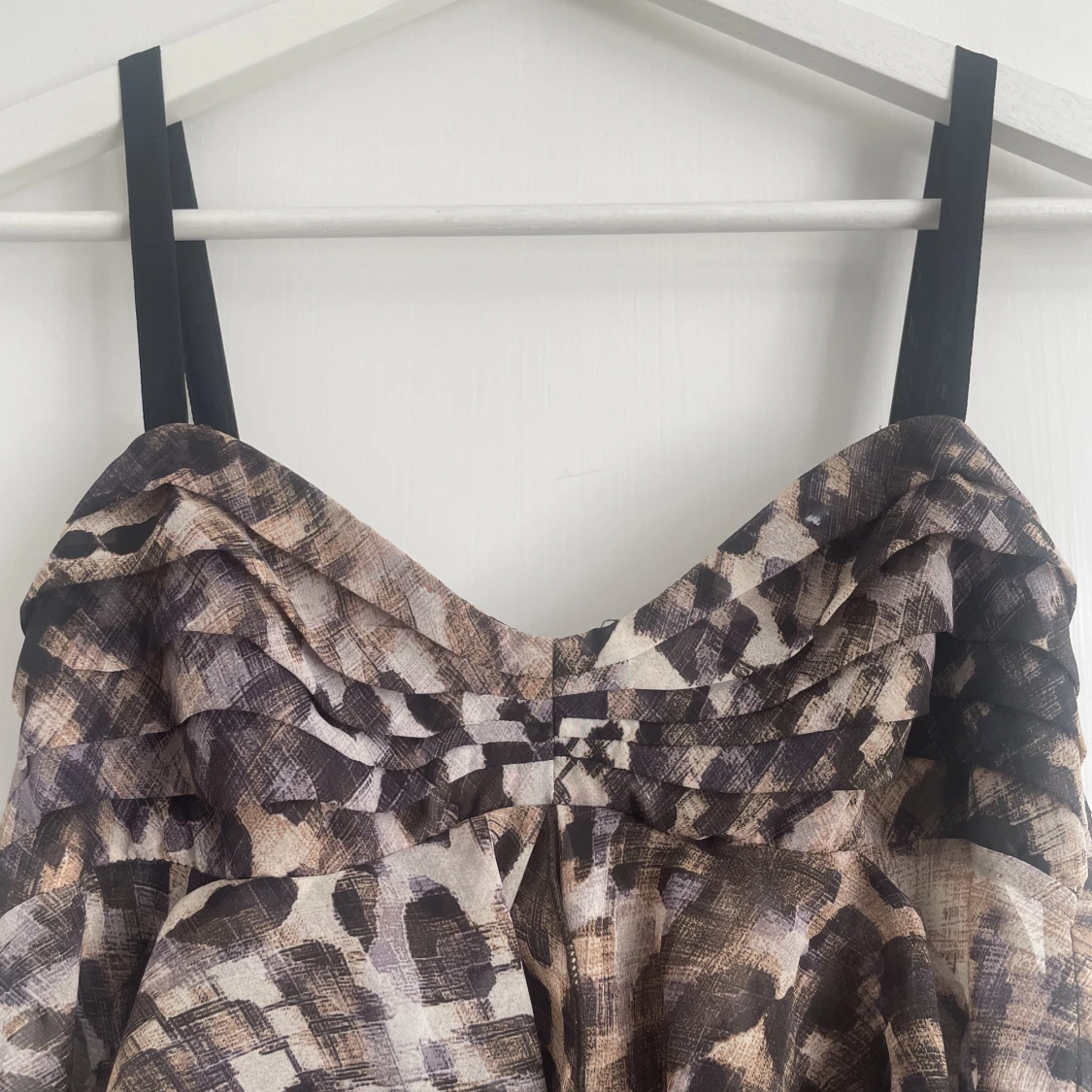 Leopard mönstrad klänning - 90