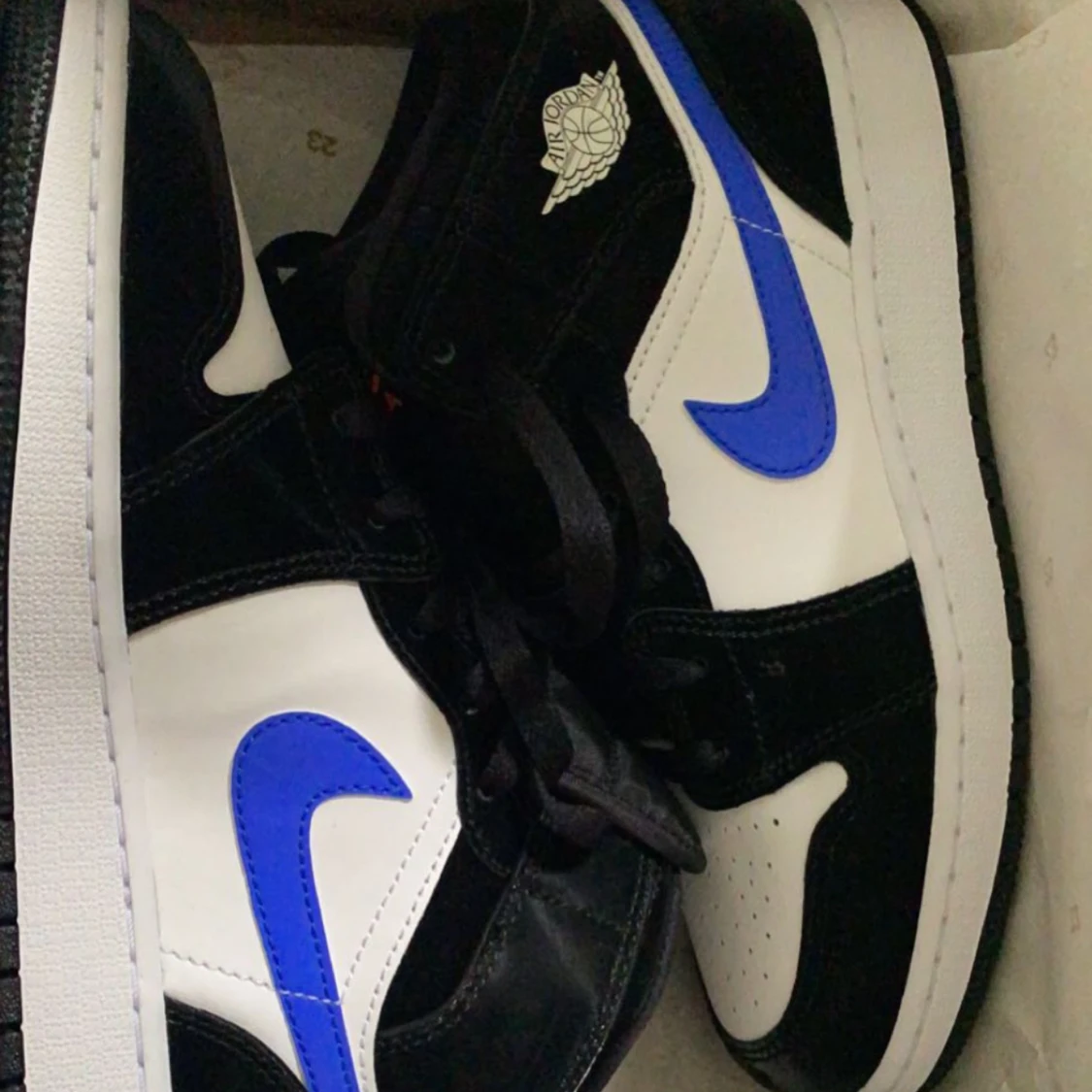 AIR JORDAN 1 MID RACER BLUE - 91