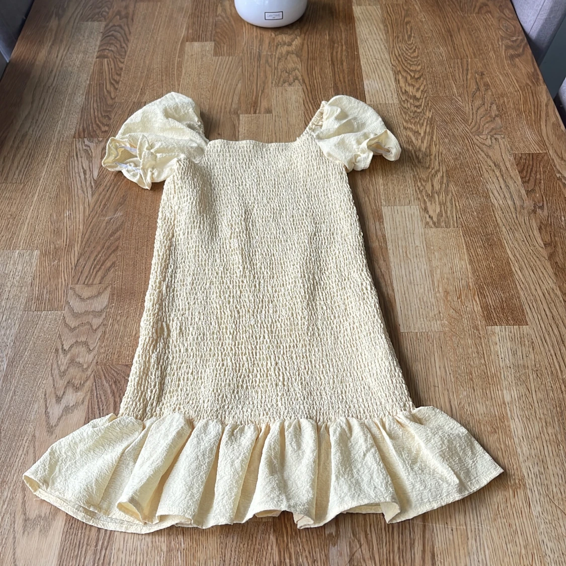 Gul klänning stretch 