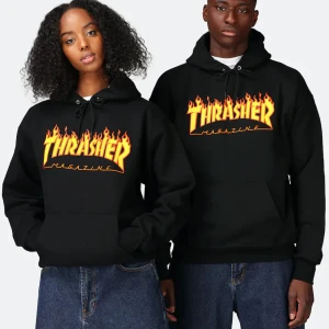 Thrasher hoodie - Äkta!!🤍Nyskick, använd en gång🤍