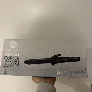 Locktång - obh nordica artist curler easy curls 25mm. Oöppnad kartong. Köpt för 549kr 