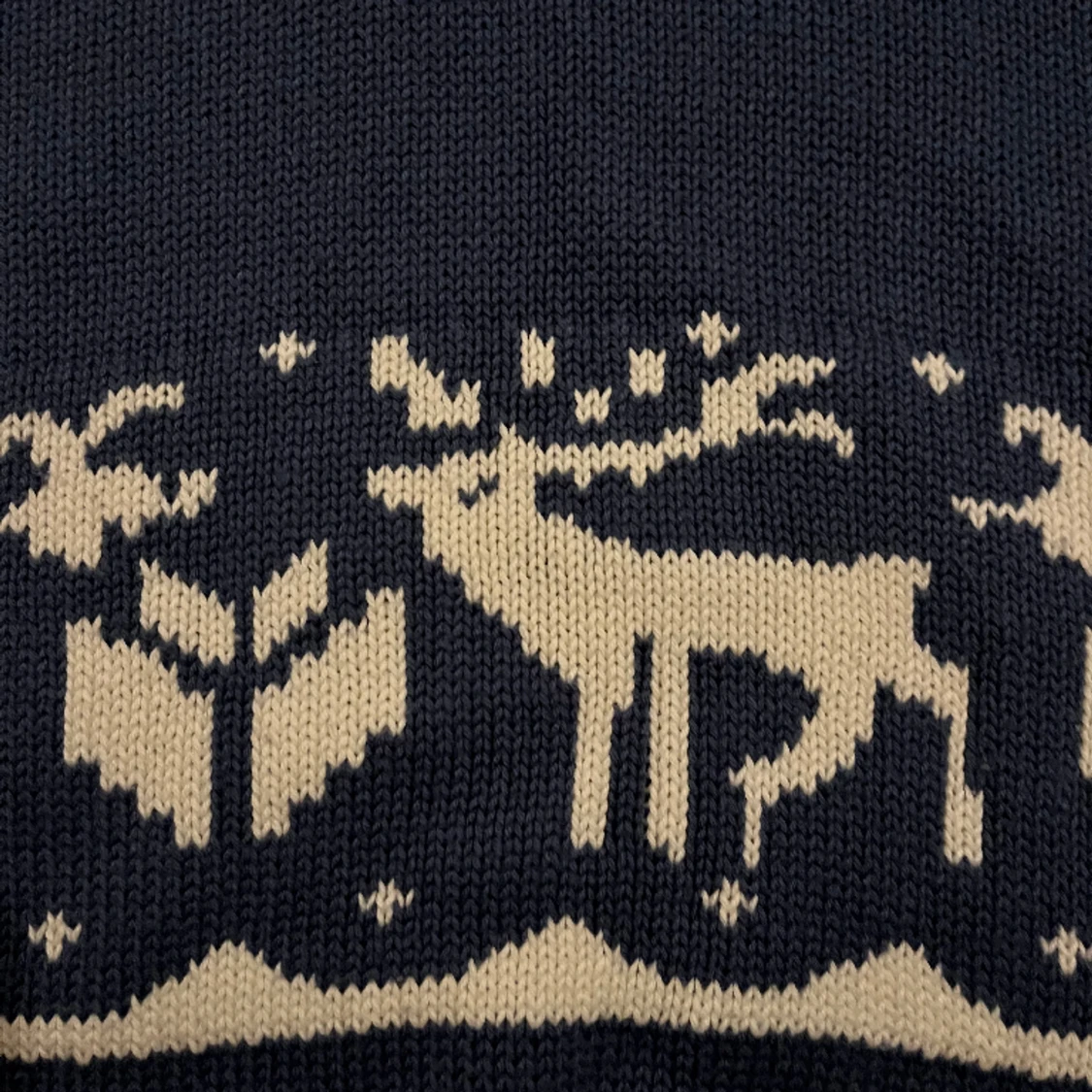 Stickad Polotröja  - 90