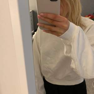 En croppad sweatshirt ifrån Bikbok i stl S som knappt är använd💕