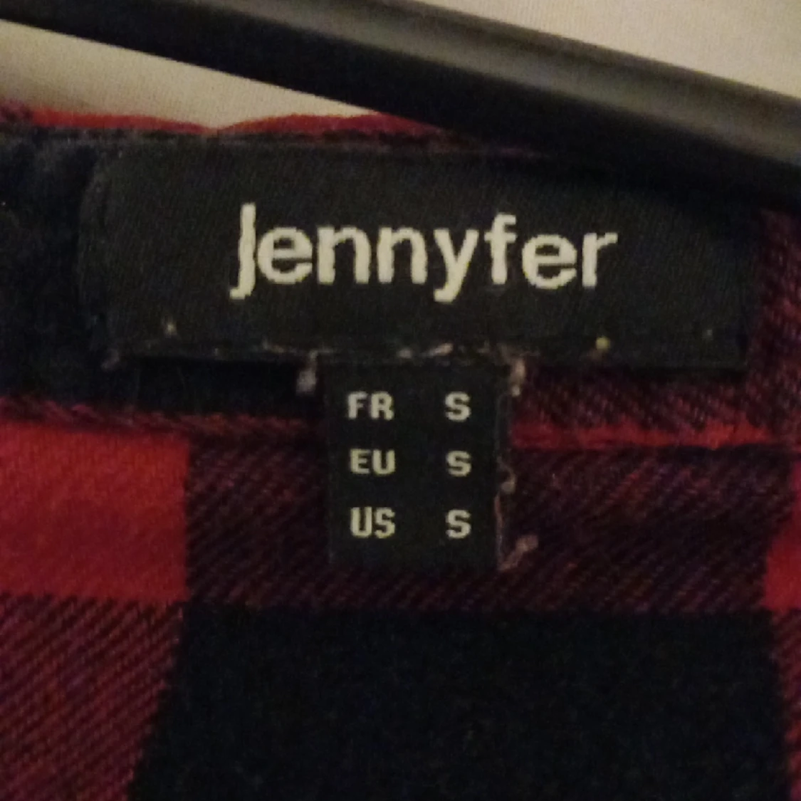 Flannel tröja röd dam - 91