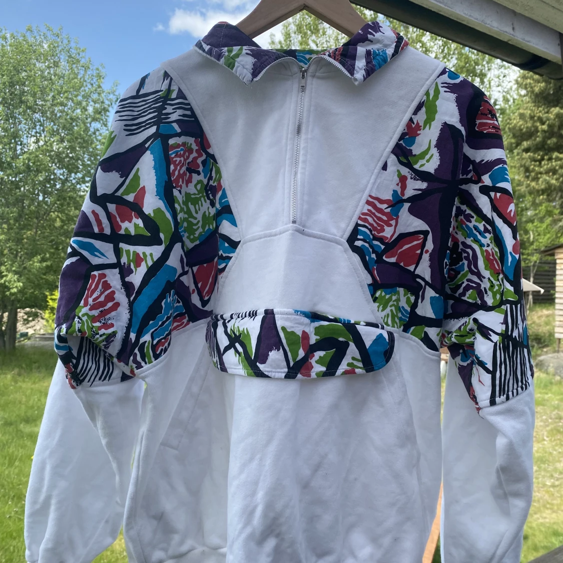 Retro Tjocktröja Windbreaker
