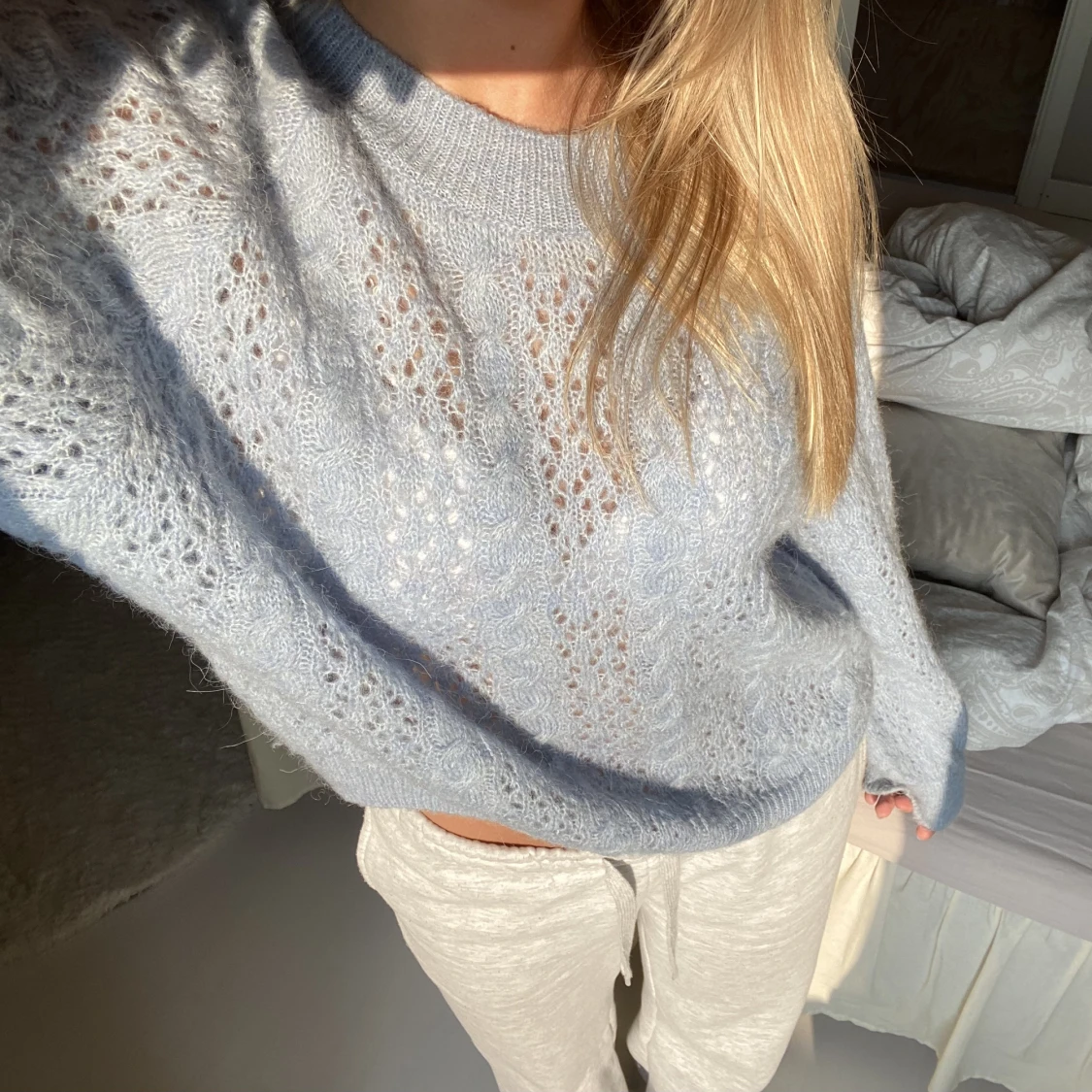 Stickad tröja 