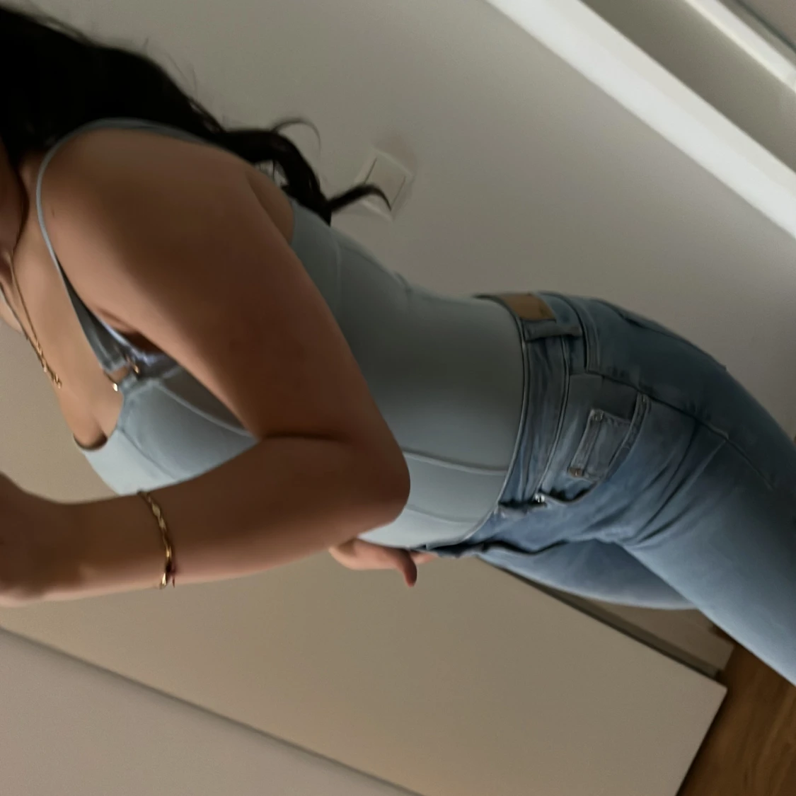 Mintfärgad body - 90