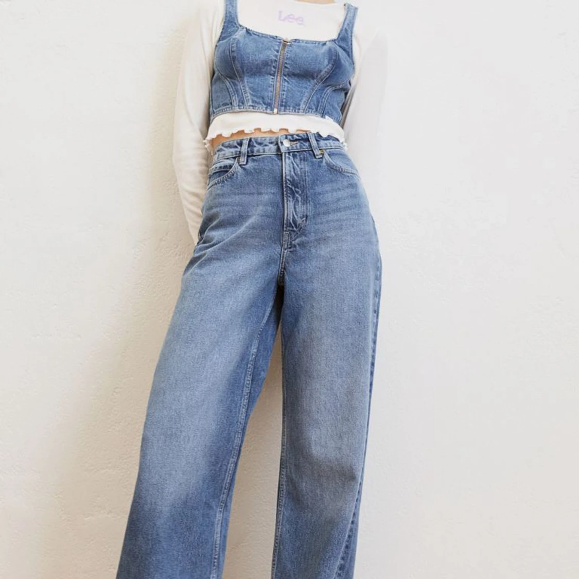 Lee x H&M jeans i wide fit