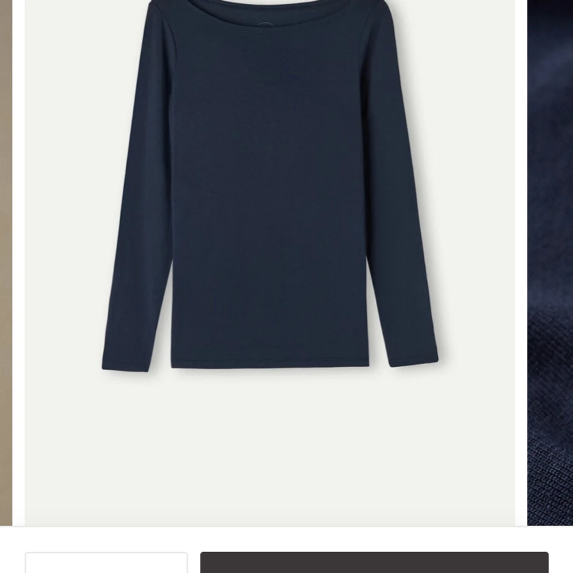 Intimissimi Tröja med lång ärm och båtringning i mikromodal - 91