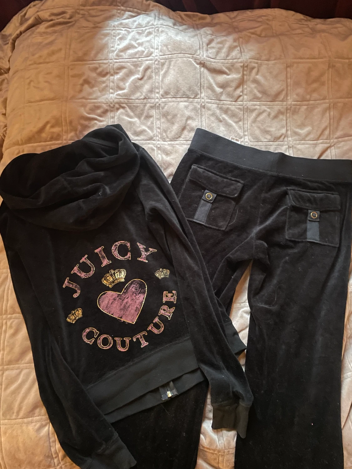 svart juicy set🖤✨ - 90