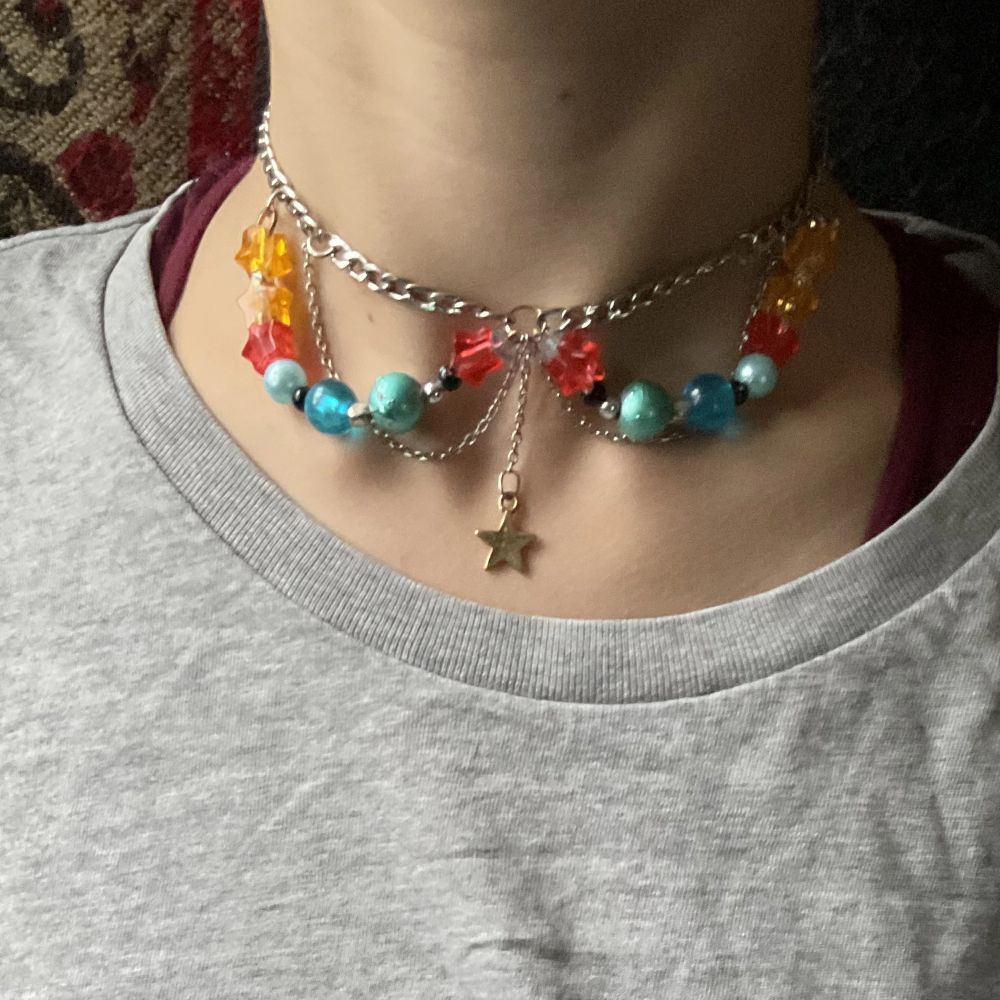 MonivärinenfärgadChocker necklace - Crump