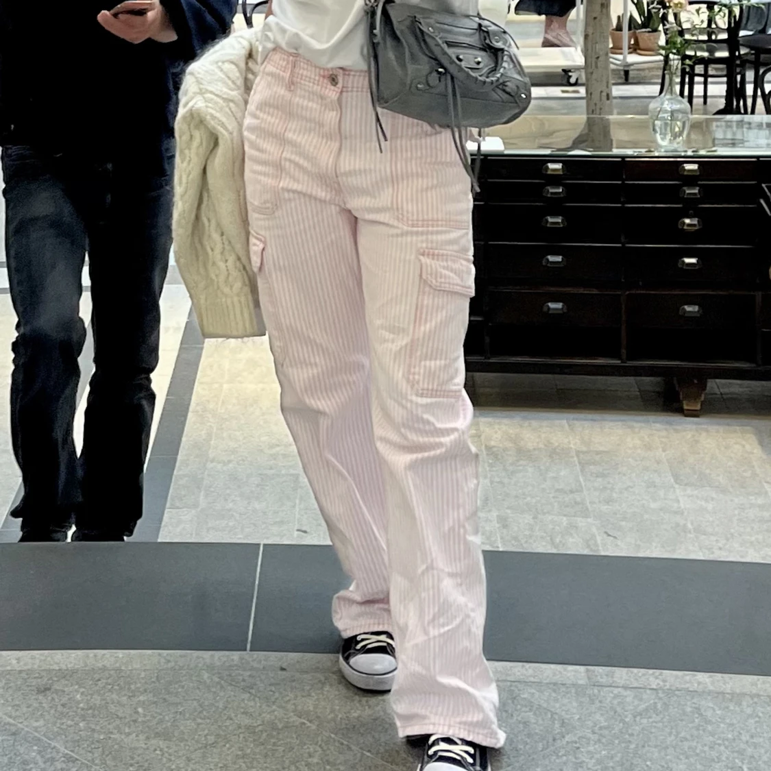 Randiga byxor Zara - 90