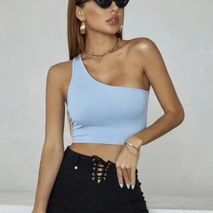 Ljusblå topp  - Använt en gång skriv för egna bilder 