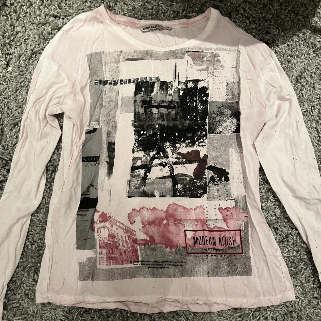 ljusrosa långärmad tröja 🌸