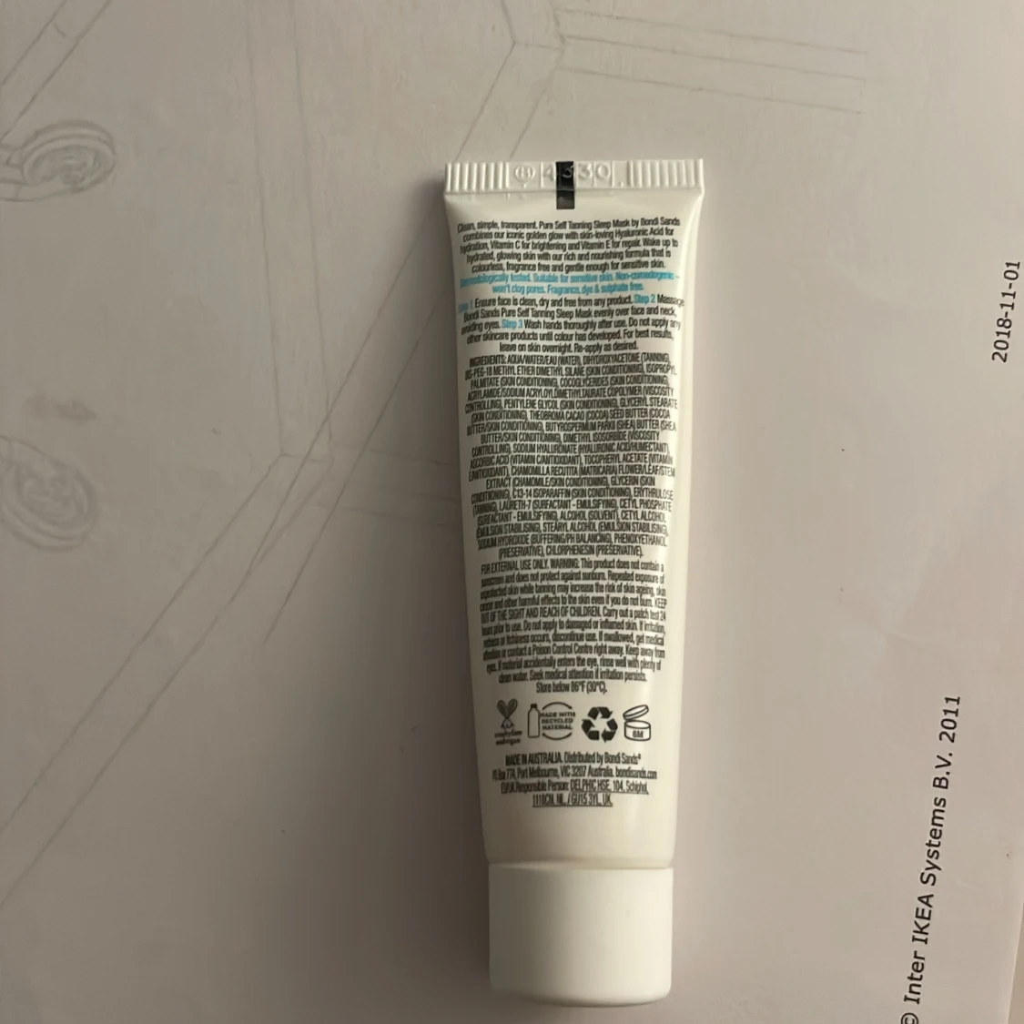 Self tanning sleep mask - 90