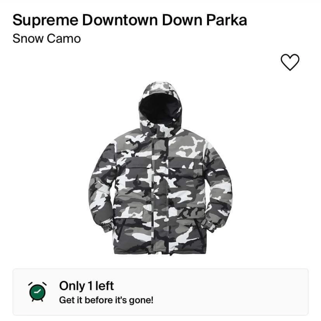 Supreme downtown dunjacka size L - 90