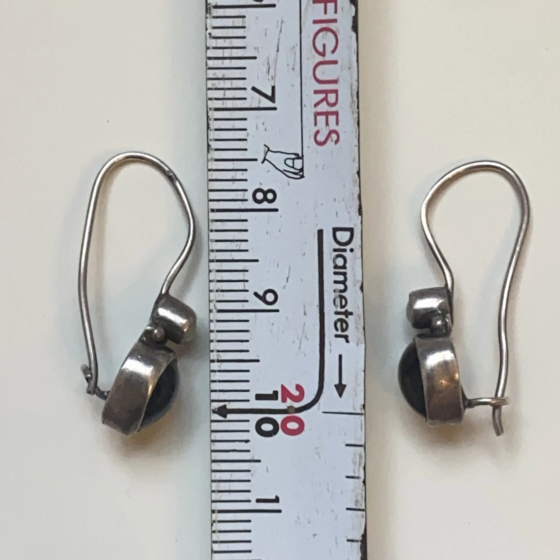 Vintage silverörhängen  - 91