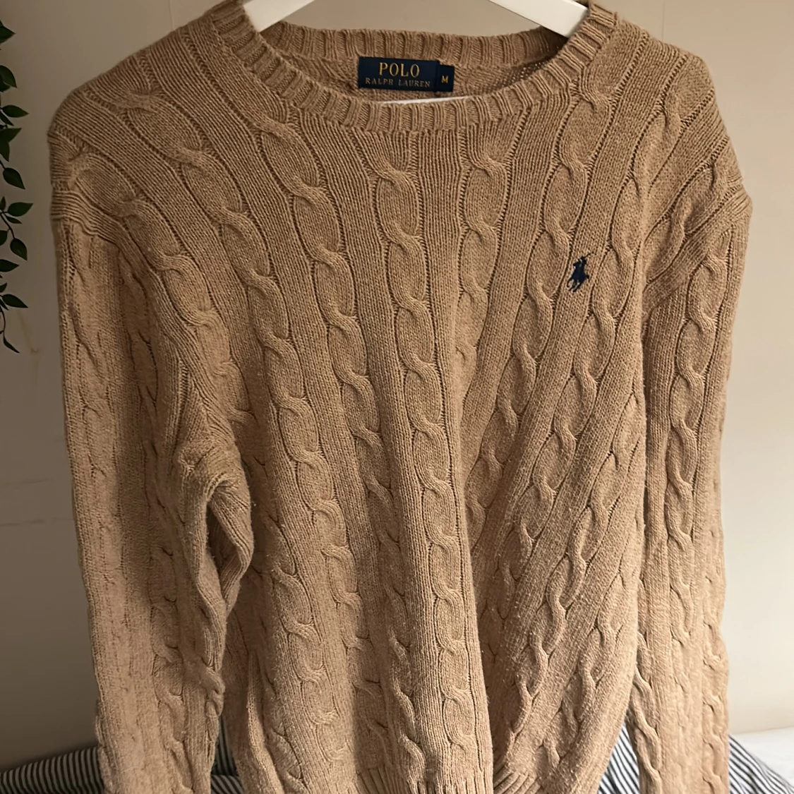 Raulph lauren kabelstickad sweatshirt - 90