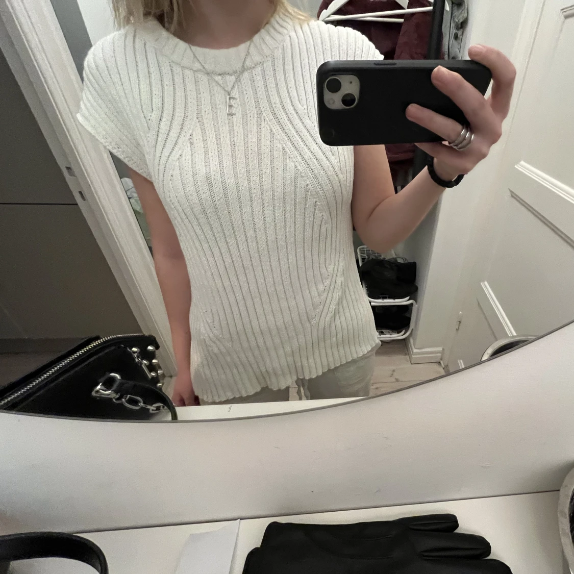 Zara stickad tröja S