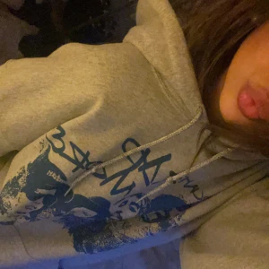 mount rapmore hoodie  - snygg grå hoodie med tryck på! endast testad!💗💗