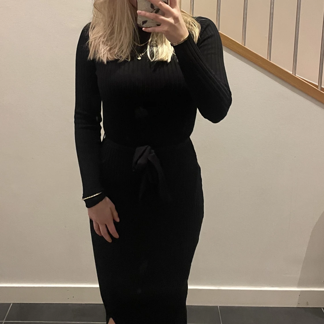 Stickad klänning - 91