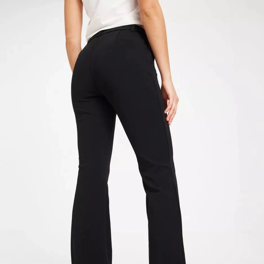 Mid Flared Kostymbyxor  - 90