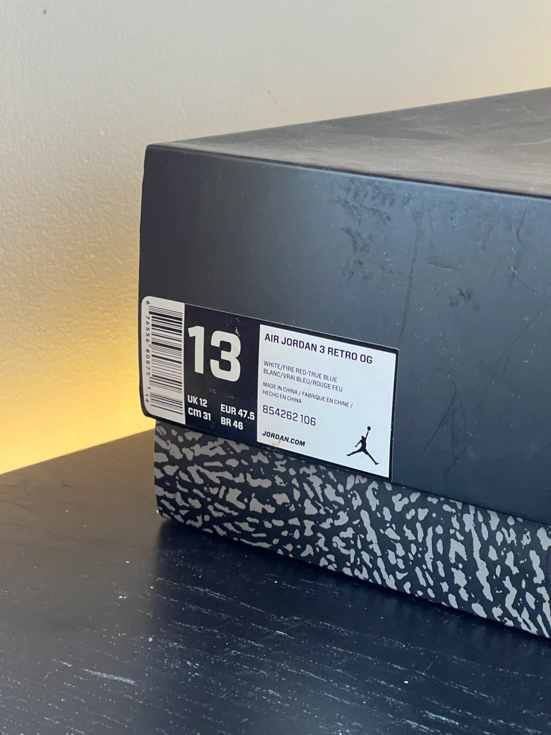 Air Jordan 3 Retro OG True Blue - 90