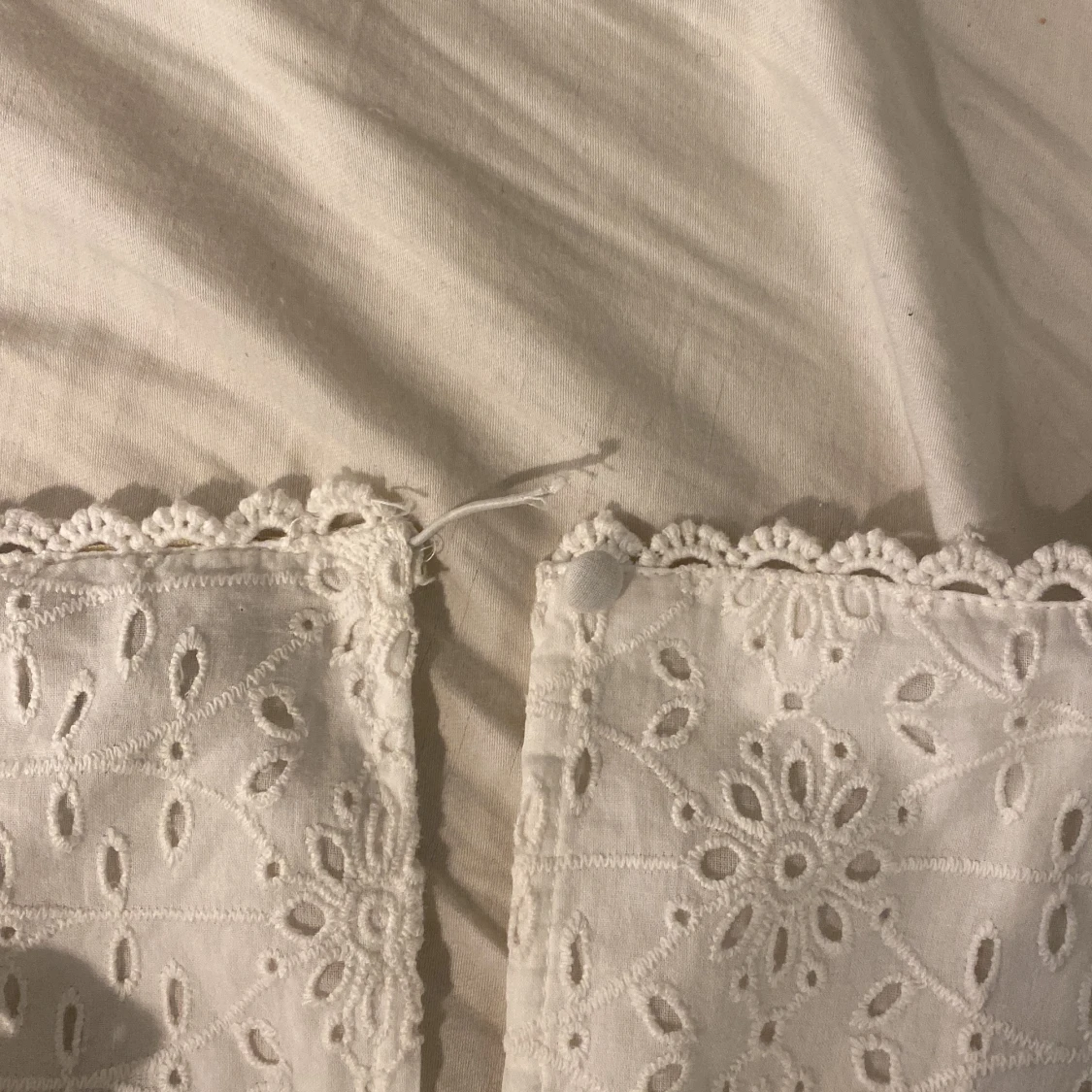 Vit volangklänning  - 91