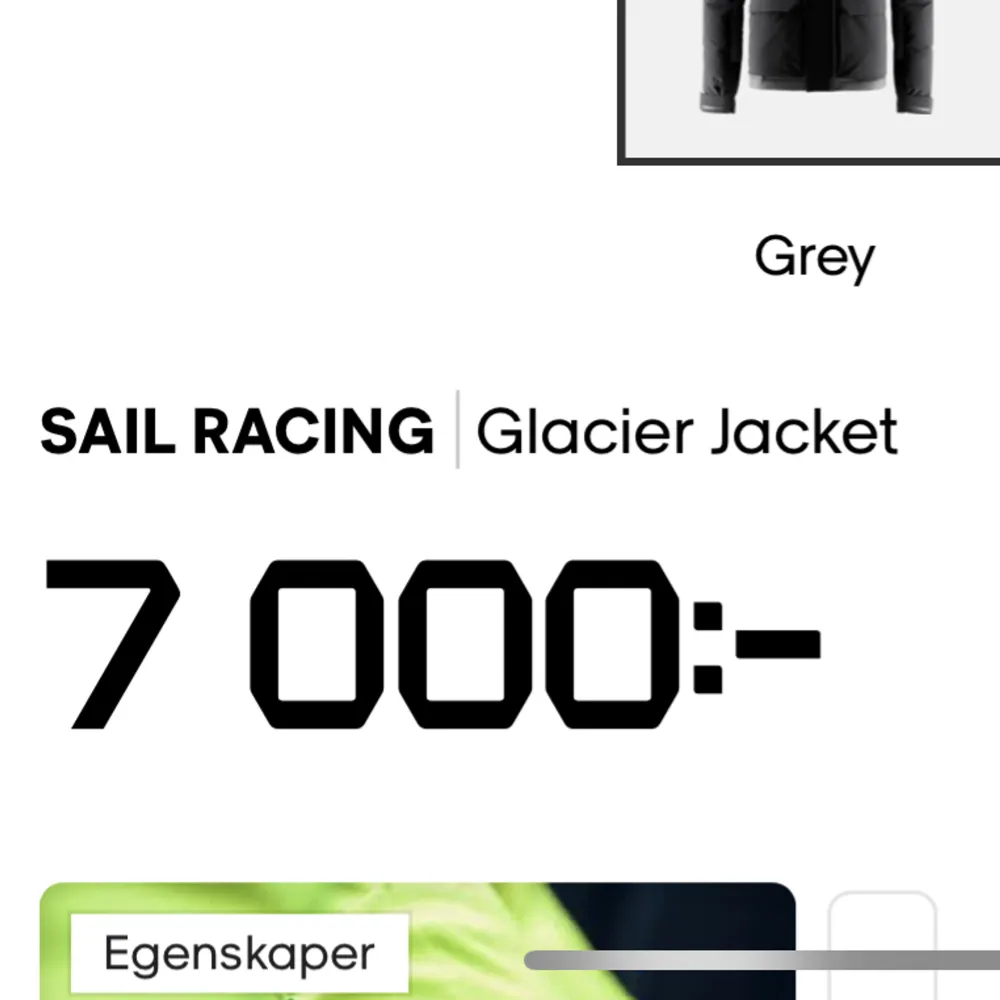 Tjena, har denna sjukt snygga och varma sail racing jackan, köpte i december , använt den kanske Max 30-40 gånger, nypris är 7000kr.. Jackor.